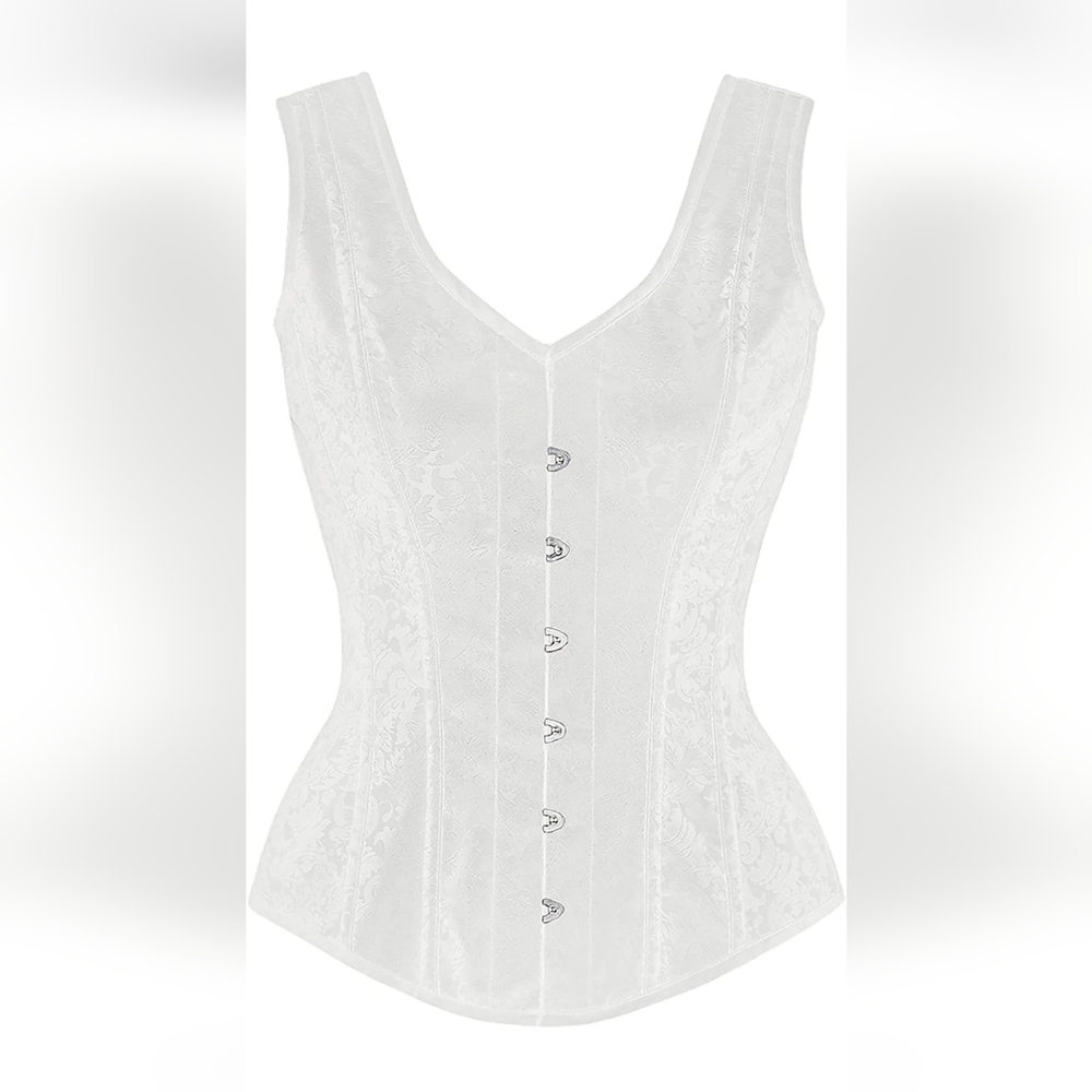 *NEW* Alivila.Y Fashion Womens Brocade V Neck Corset